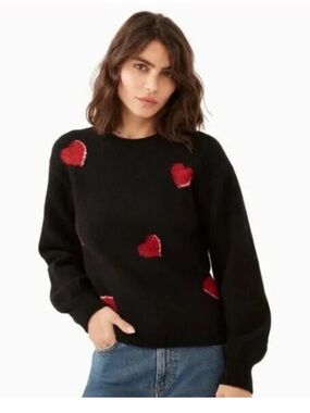 ♠️hearts crew neck sweater